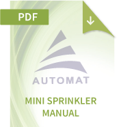 Mini sprinkler manual